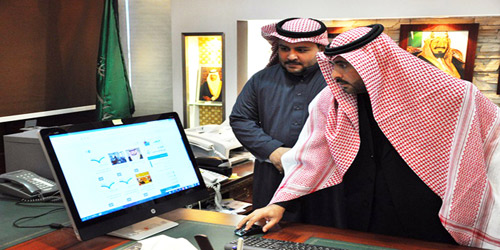  الدكتور الثويني يدشِّن الموقع الجديد