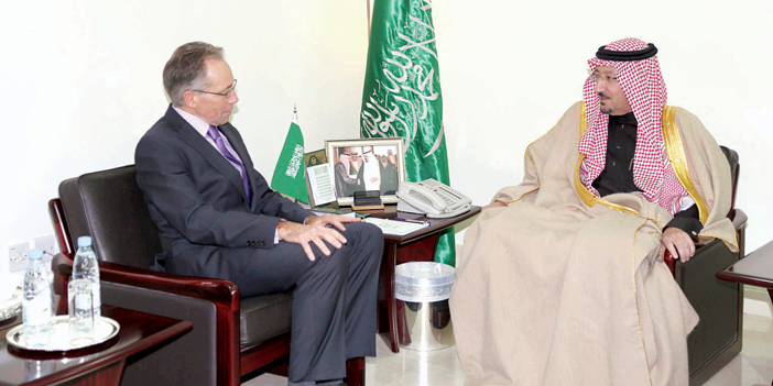 وزير الزراعة يستقبل السفير الأسترالي 