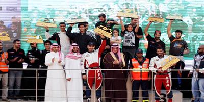 أبوزنادة والزايد والقرني أبطال الجولة الثانية للسباقات السعودية في حلبة الريم 