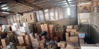 ضبط ومصادرة أكثر من 40 ألف سلعة غذائية منتهية الصلاحية 
