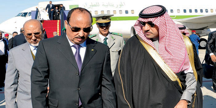 الرئيس الموريتاني يصل الرياض ‌لتقديم العزاء 