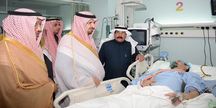  أمير منطقة الجوف خلال الزيارة