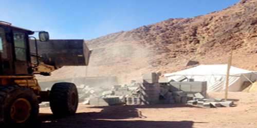  جانب من إزالة التعديات