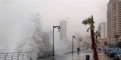 عاصفة «يوهان» تجتاح لبنان.. وصقيعها يطال المملكة  