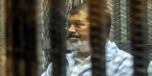 اليوم أولى جلسات محاكمة مرسي بتهمة التخابر 