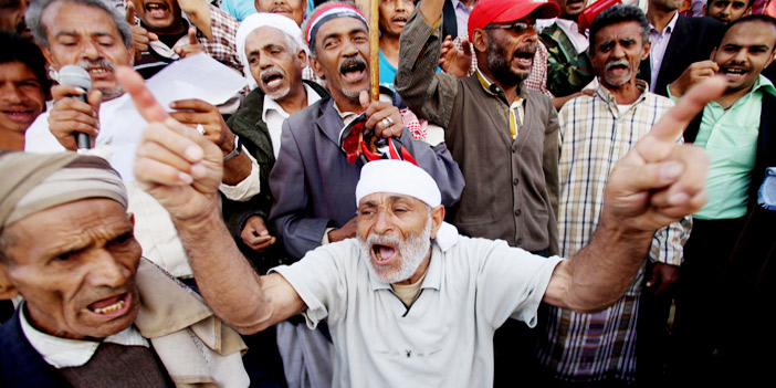  مظاهرات اليمنيين في المدن الجنوبية ضد التصعيد من قبل المتمردين الحوثيين