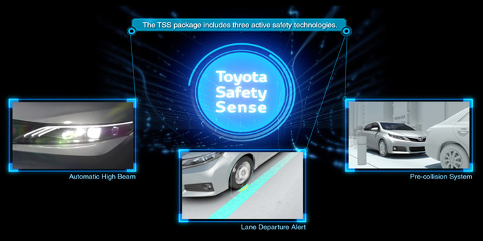 تويوتا للسيارات تكشف عن حزمة من تقنيات الأمان 