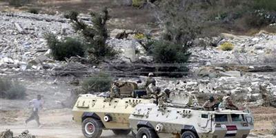 مقتل 5 إرهابيين وإصابة 3 في قصف جوي للجيش المصري بسيناء 