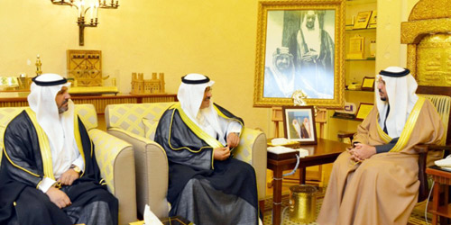  جانب من لقاء أمير القصيم بمسئولي مكافحة المخدرات