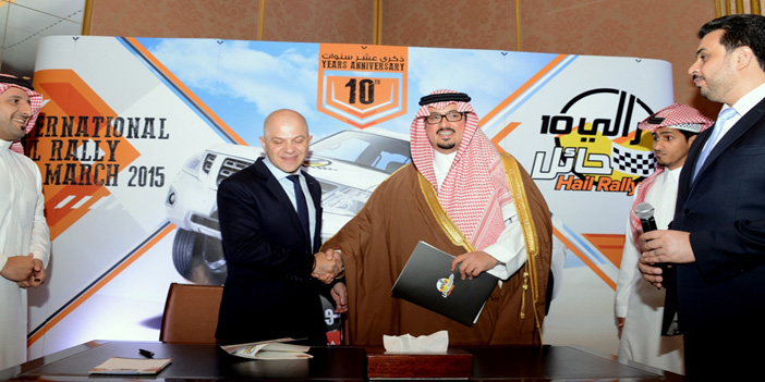 بعد توقيع اتفاق الأمير عبدالله بن خالد والرئيس التنفيذي لنيسان الشرق الأوسط والسعودية 