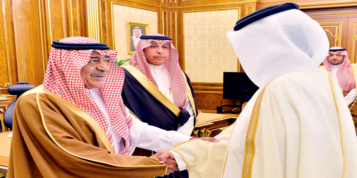ولي العهد يستقبل سفير دولة قطر لدى المملكة 