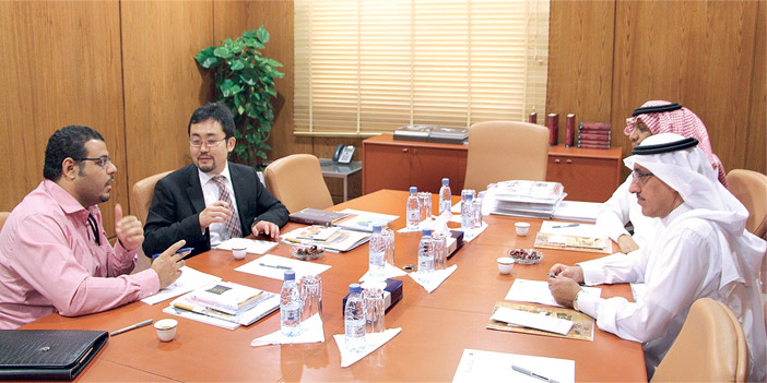 مكتبة الملك عبدالعزيز العامة تستقبل وفداً من سفارة اليابان 