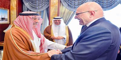 ولي العهد بحث مع رئيس وزراء لبنان العلاقات الثنائية والموضوعات المشتركة 