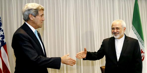  وزير الخارجية الأمريكي.. ونظيره الإيراني