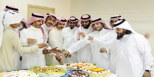  العيد ومنسوبي القناة الثقافية خلال حفل الإفطار