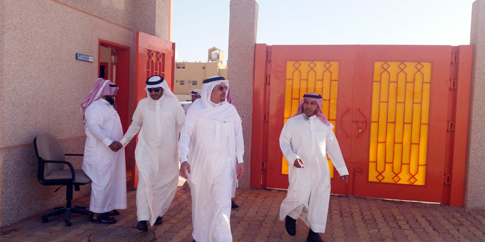  آل الشيخ خلال زيارته التفقدية