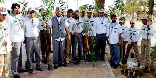  المشاركون في برنامج حماية البيئة