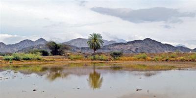 استمرار الأمطار على محافظات ومراكز منطقة عسير 