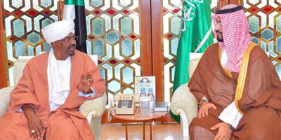 الأمير محمد بن سلمان بحث مع الرئيس السوداني الموضوعات المشتركة 