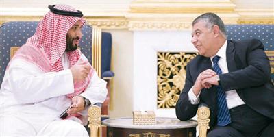 الأمير محمد بن سلمان بحث مع آل نهيان والعطية العمليات الإماراتية والقطرية في تحالف «عاصفة الحزم» 