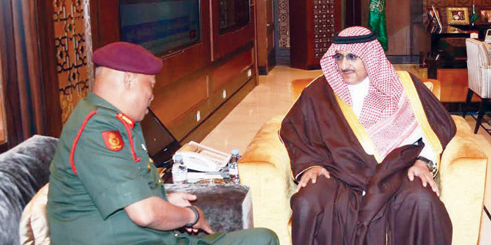 الأمير محمد بن نايف يستقبل قائد الجيش الماليزي 