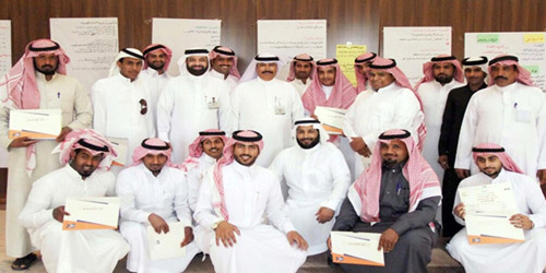  المتدربون في ختام الدورة التدريبية