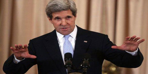 في اجتماع هاتفي مع جون كيري 