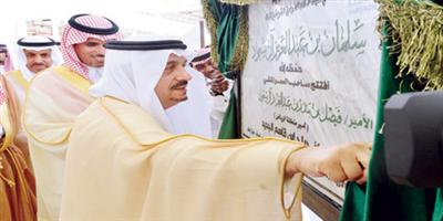 أمير منطقة الرياض يفتتح المقر الجديد لـ(حراج ابن قاسم) على طريق الحائر جنوب الرياض 