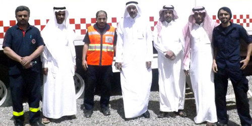  صورة جماعية بعد افتتاح المركز