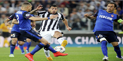  من لقاء يوفنتوس وموناكو الفرنسي