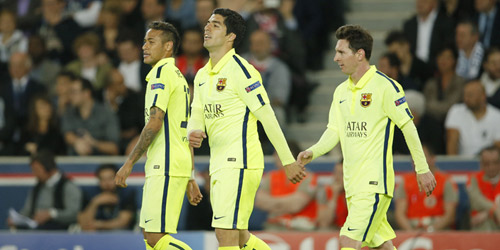  البرشا كسب باريس بثلاثية