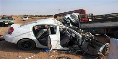 9 إصابات في حادث طريق الدمام الجبيل السريع 