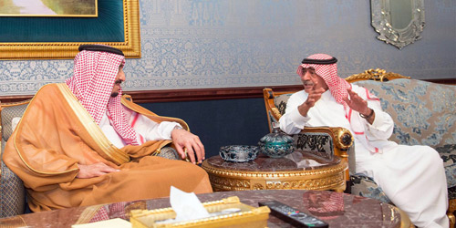  خادم الحرمين الشريفين و الأمير مقرن