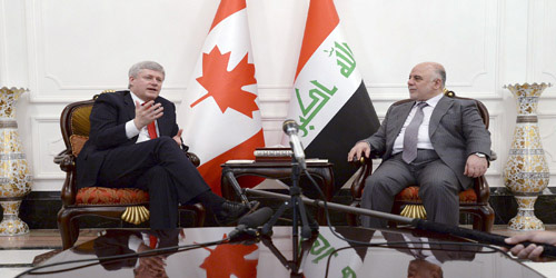 رئيس وزراء كندا يزور العراق 