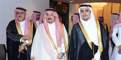 الأمير محمد بن عبدالعزيز بن مشعل يحتفل بزواجه من كريمة الأمير تركي بن سلطان بن عبدالعزيز 