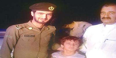 العثور على الطفل المفقود في نفود المزاحمية 