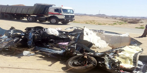  اختفاء معالم المركبة الصغيرة نتيجة الحادث