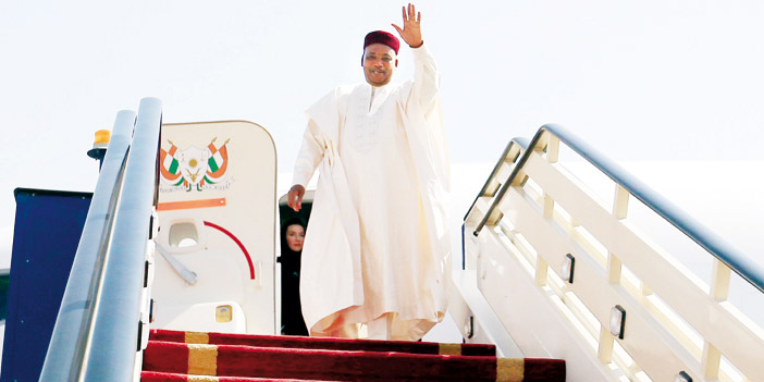 رئيس جمهورية النيجر يغادر الرياض 