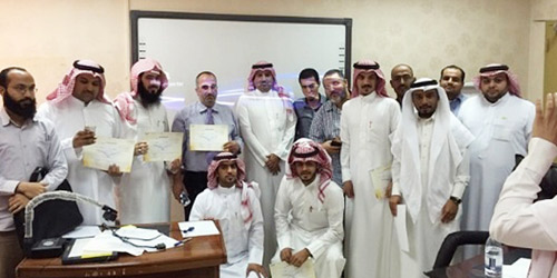  المتدربون بعد نهاية البرنامج