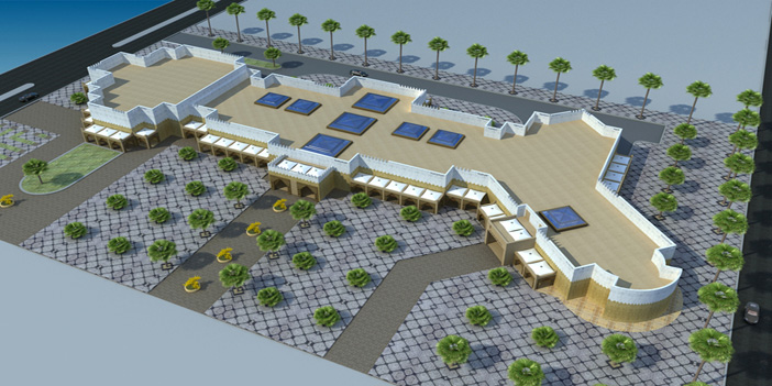  نموذج لسوق الخضار الجديد