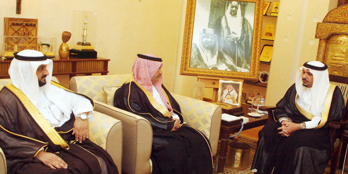  الأمير فيصل بن مشعل ملتقياً وكيل وزارة الصحة المساعد