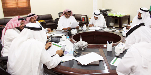  أثناء اجتماع المجلس البلدي