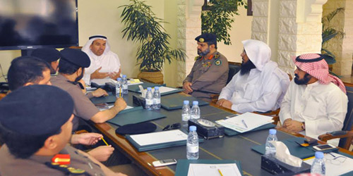  جانب من الاجتماع برئاسة م. الأحمد