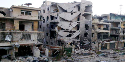  آثار قصف قوات الأسد في محافظة إدلب