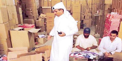  جانب لقطع الغيار المزورة التي تم ضبطها