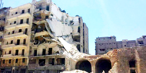  آثار قصف قوات الأسد على إدلب