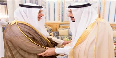 خادم الحرمين يستقبل رئيس الوزراء الكويتي ويتسلَّم رسالة من الشيخ صباح الأحمد 