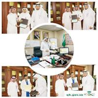 د.الموسى يكرم منسوبي قسم التغذية العلاجية بمستشفى الملك سعود بعنيزة‎ 