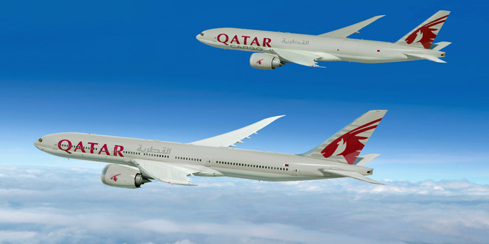 الخطوط القطرية تطلب من بوينج شراء 14 طائرة من طراز 777-8 إكس و777 فرايتر 