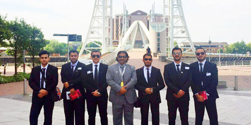  لقطة تذكارية لوفد جامعة الجوف